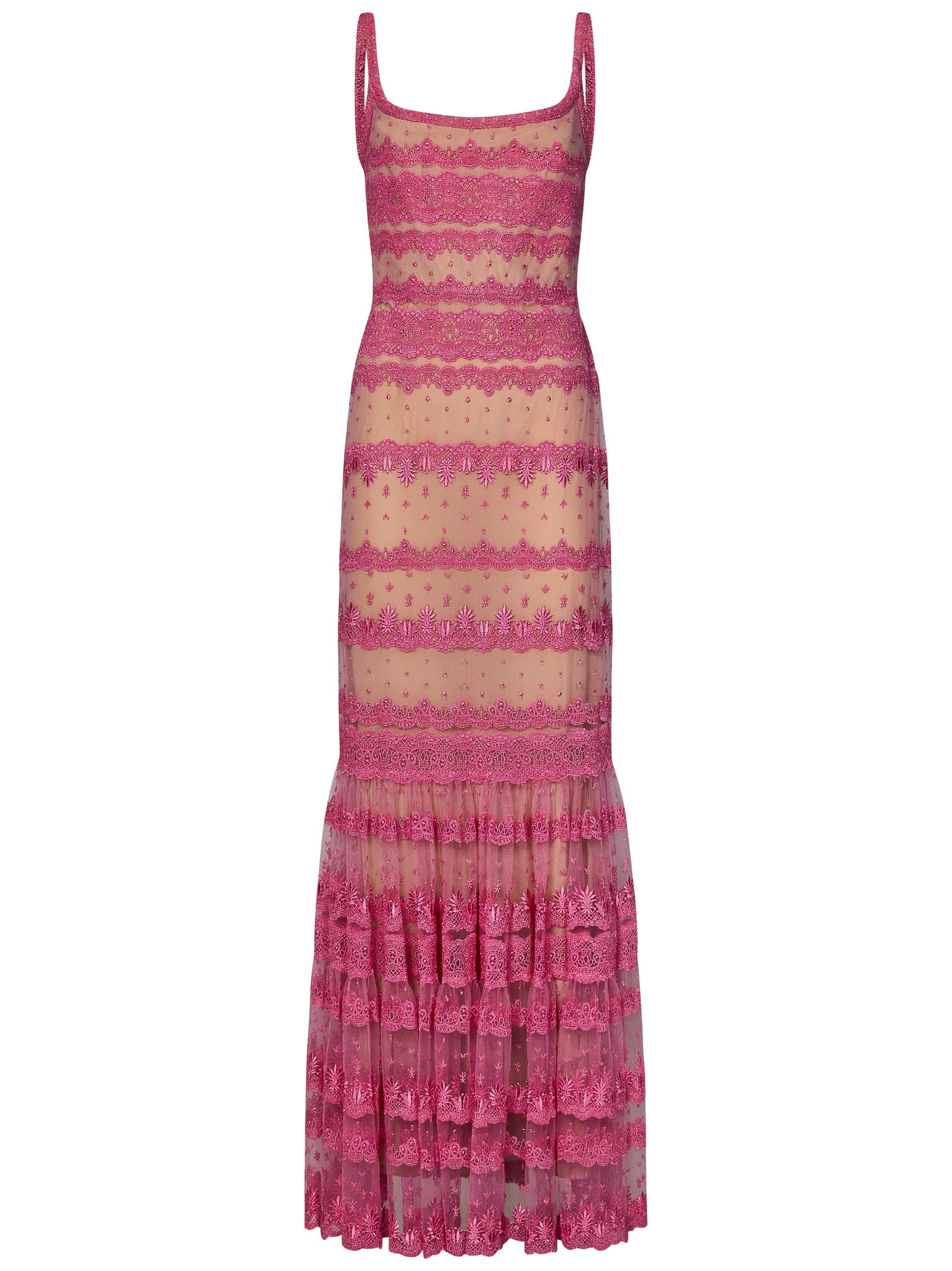 Shop Elie Saab Dress In Rosa