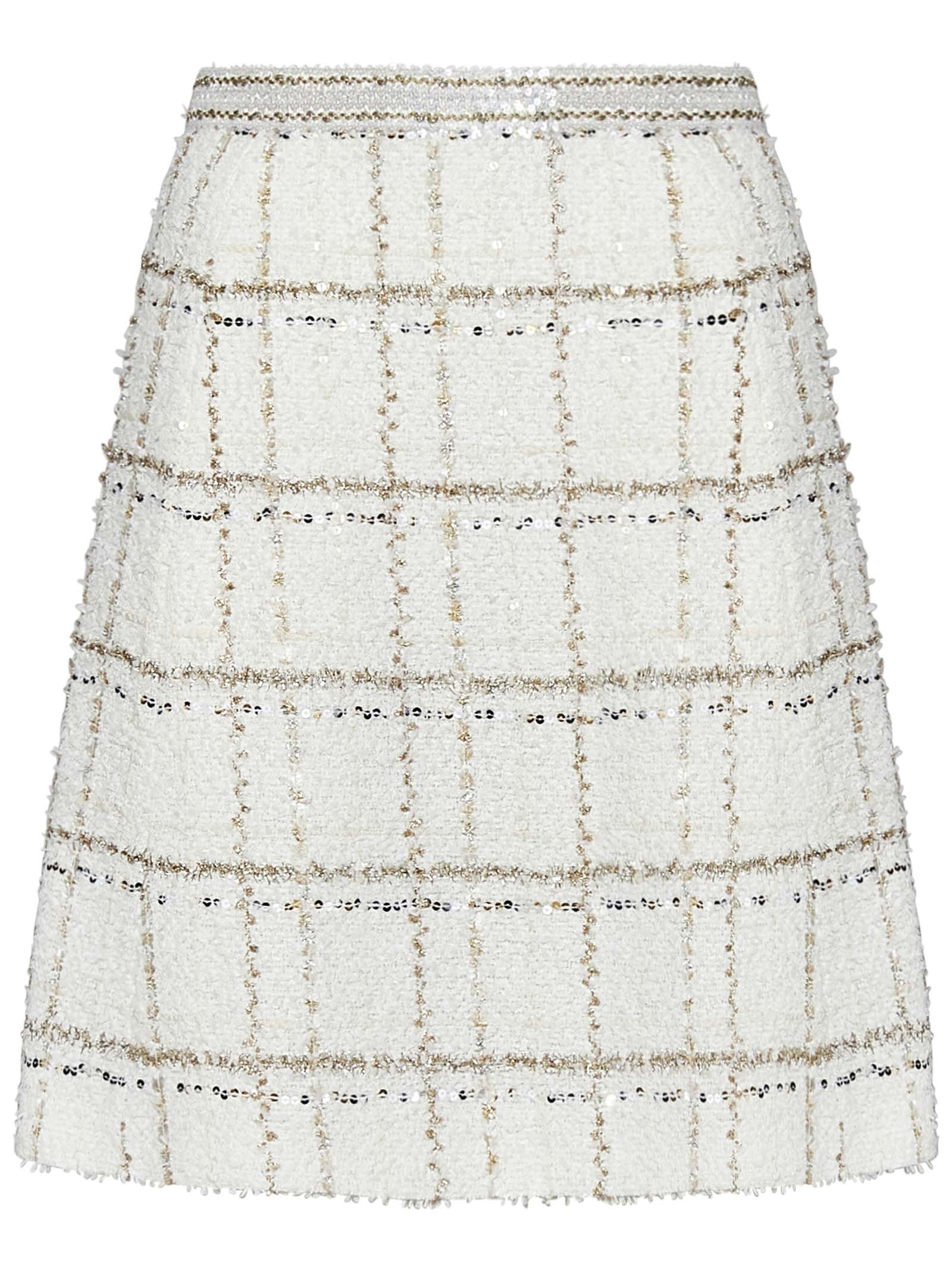 Shop Giambattista Valli Mini Skirt In Bianco