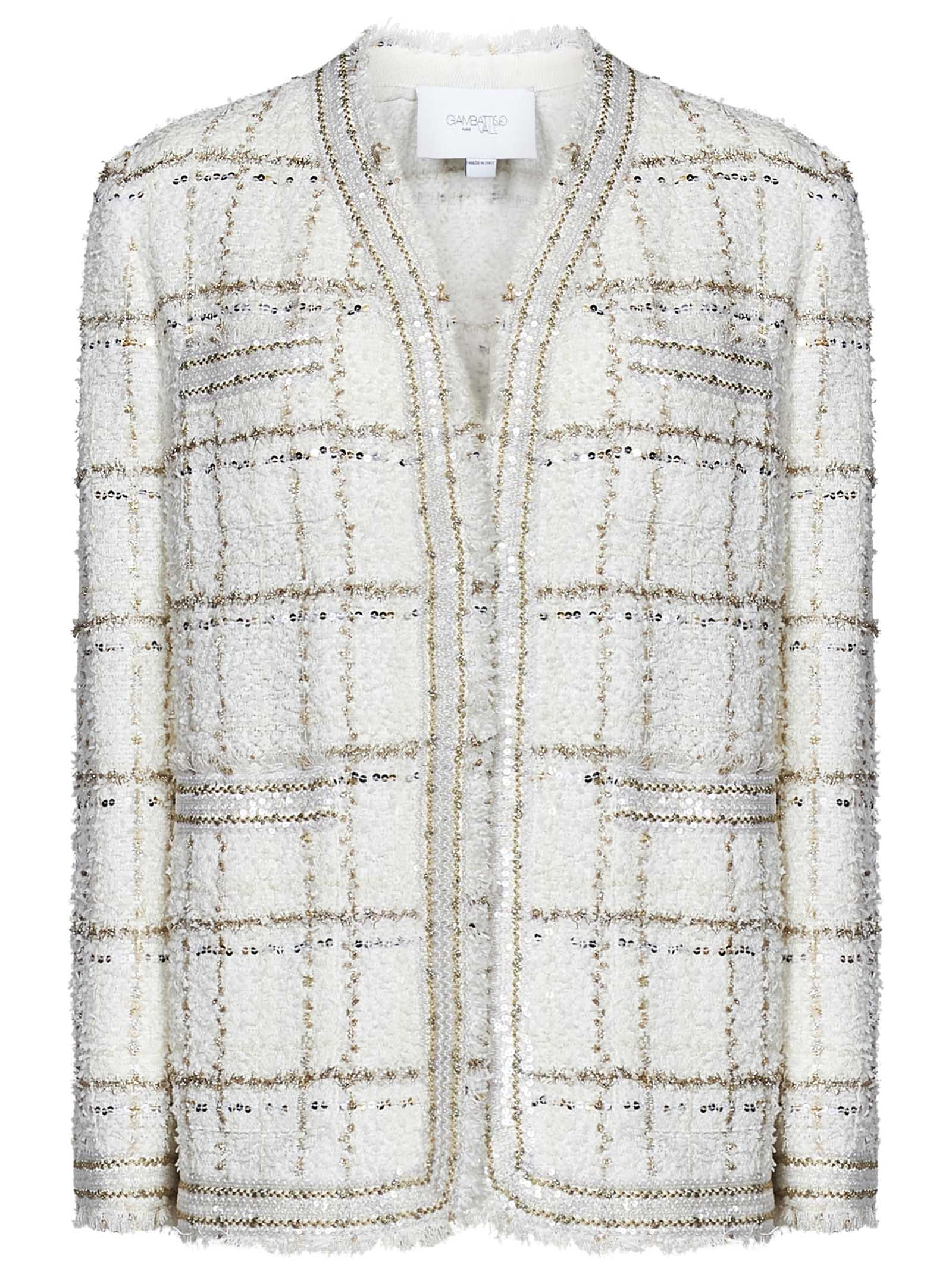 Shop Giambattista Valli Jacket In Bianco