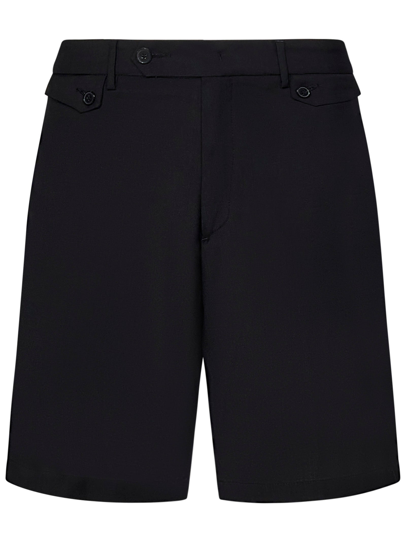 Shop Low Brand Cooper Pocket Shorts In Nero