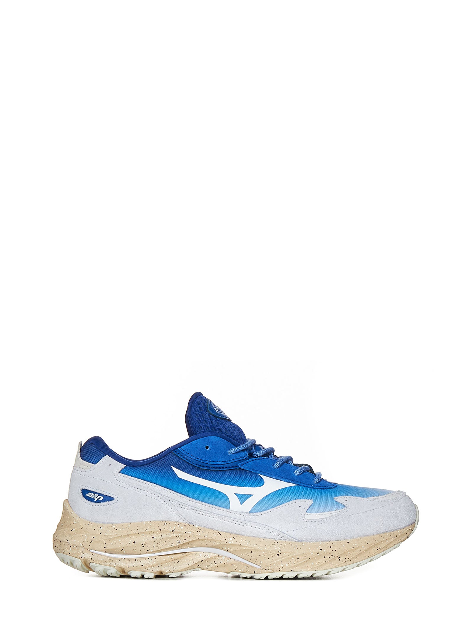 Shop Mizuno Wave Rider Ss Sneakers In Blu