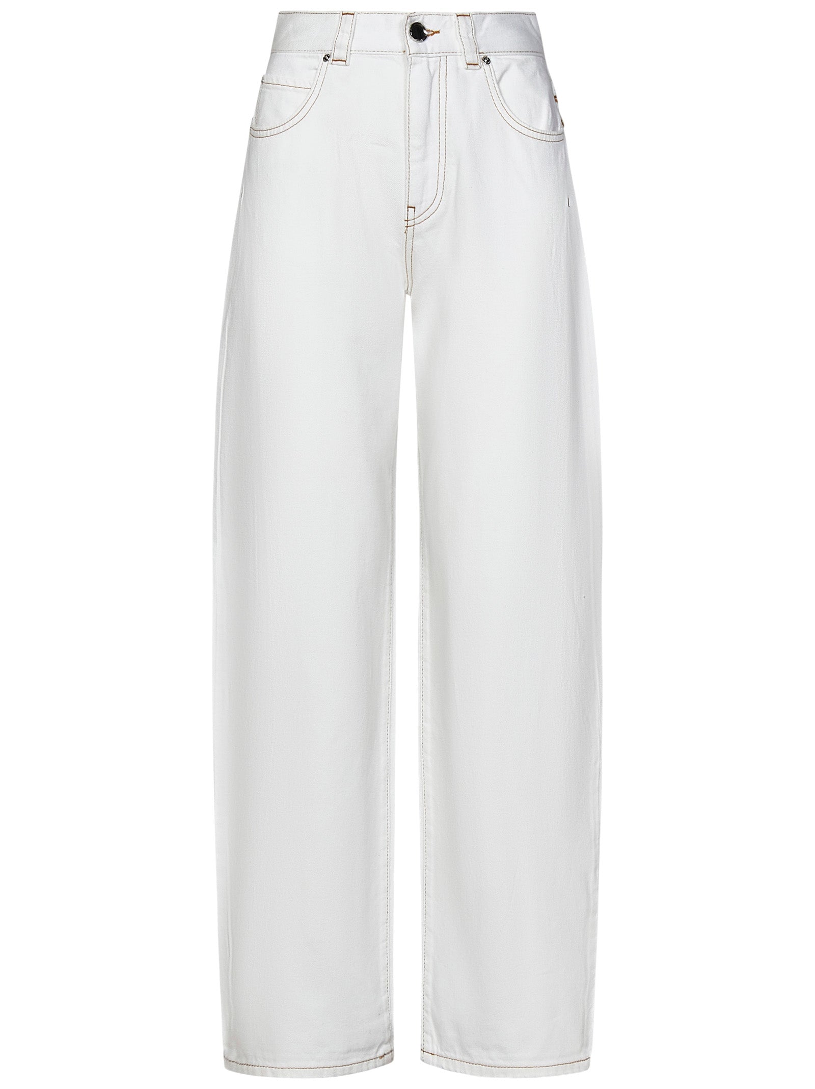 Shop Pinko Jeans In Bianco