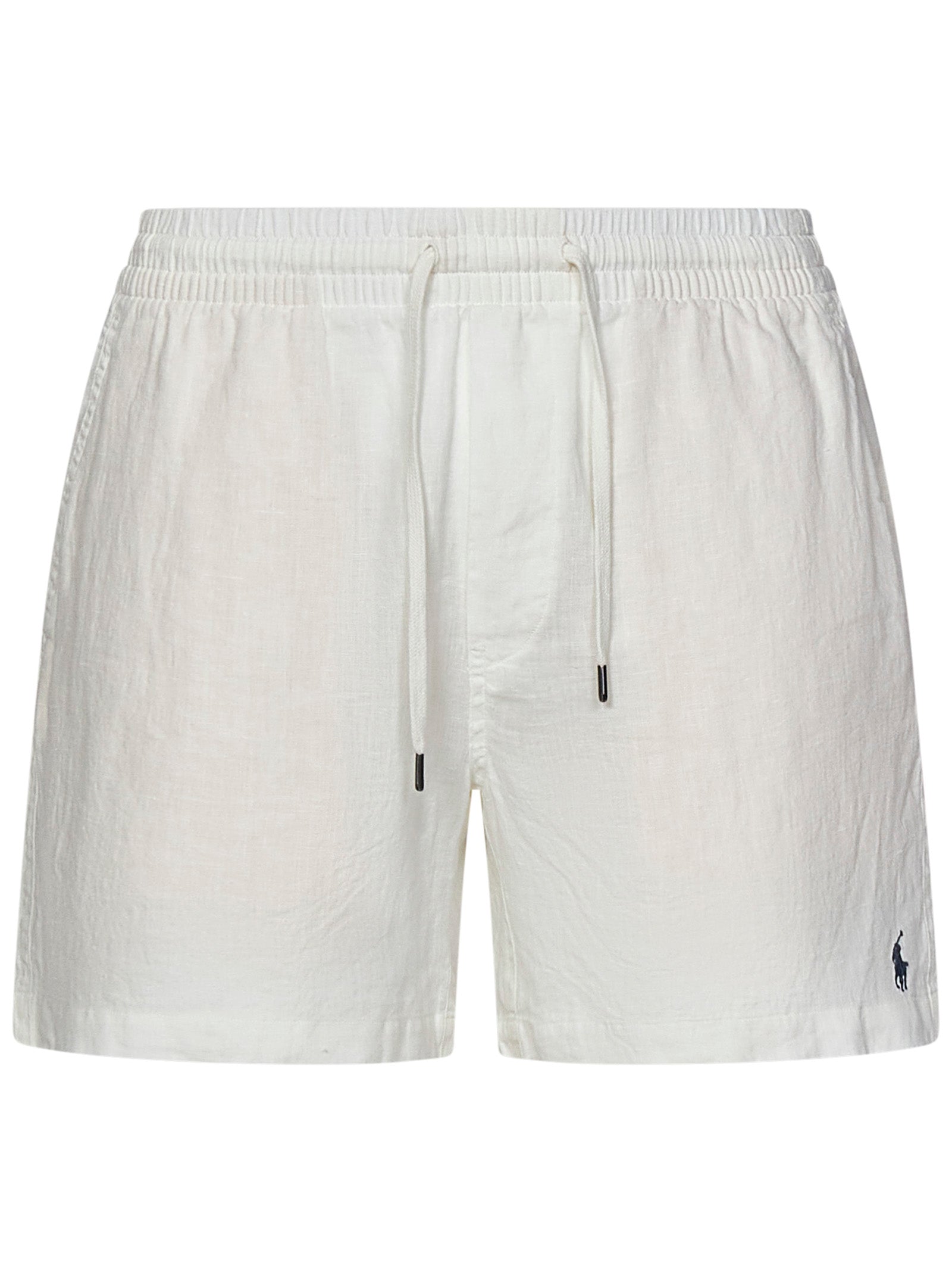 Shop Polo Ralph Lauren Prepster Shorts In Bianco