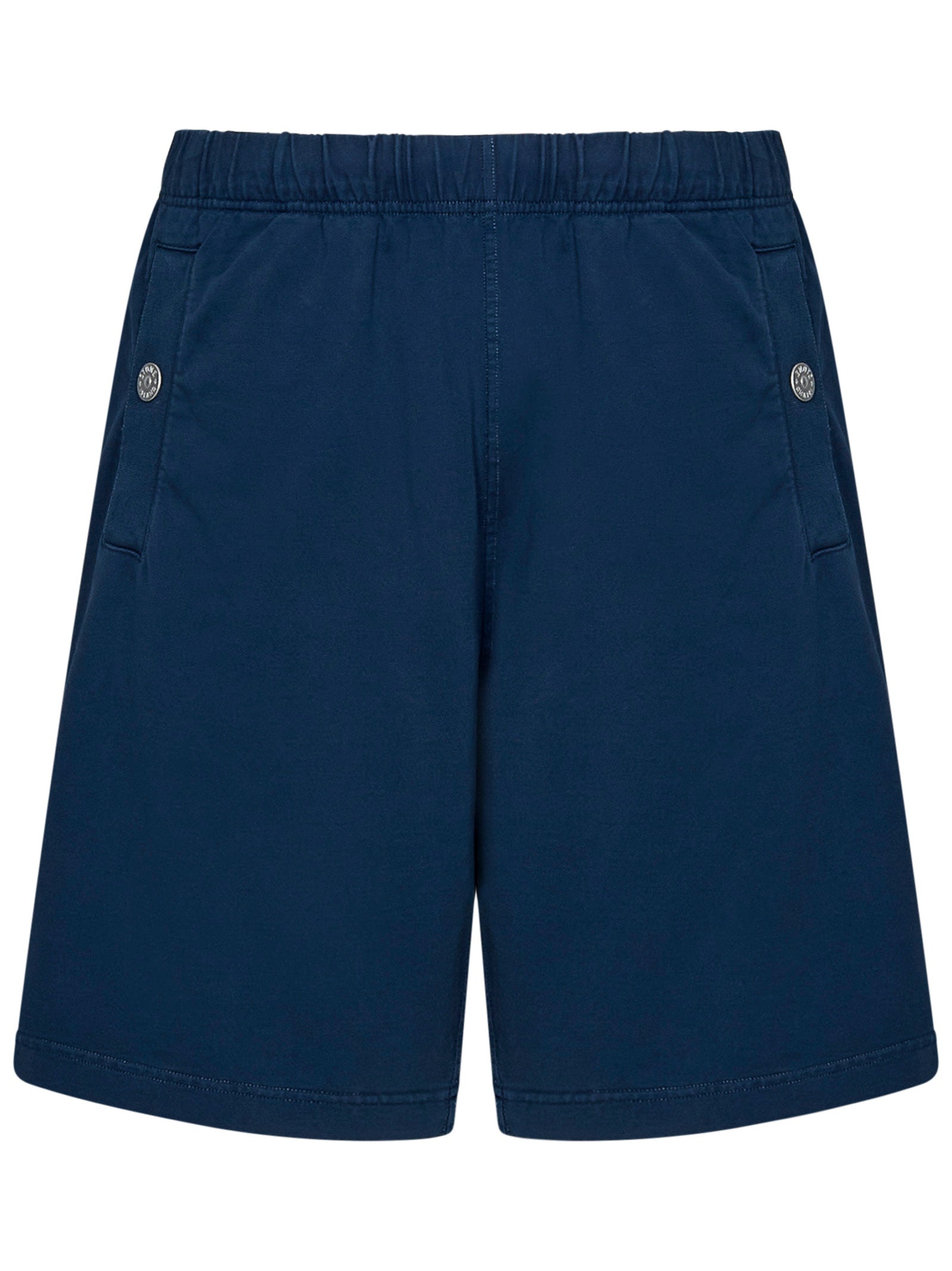 Shop Stone Island Shorts In Blue