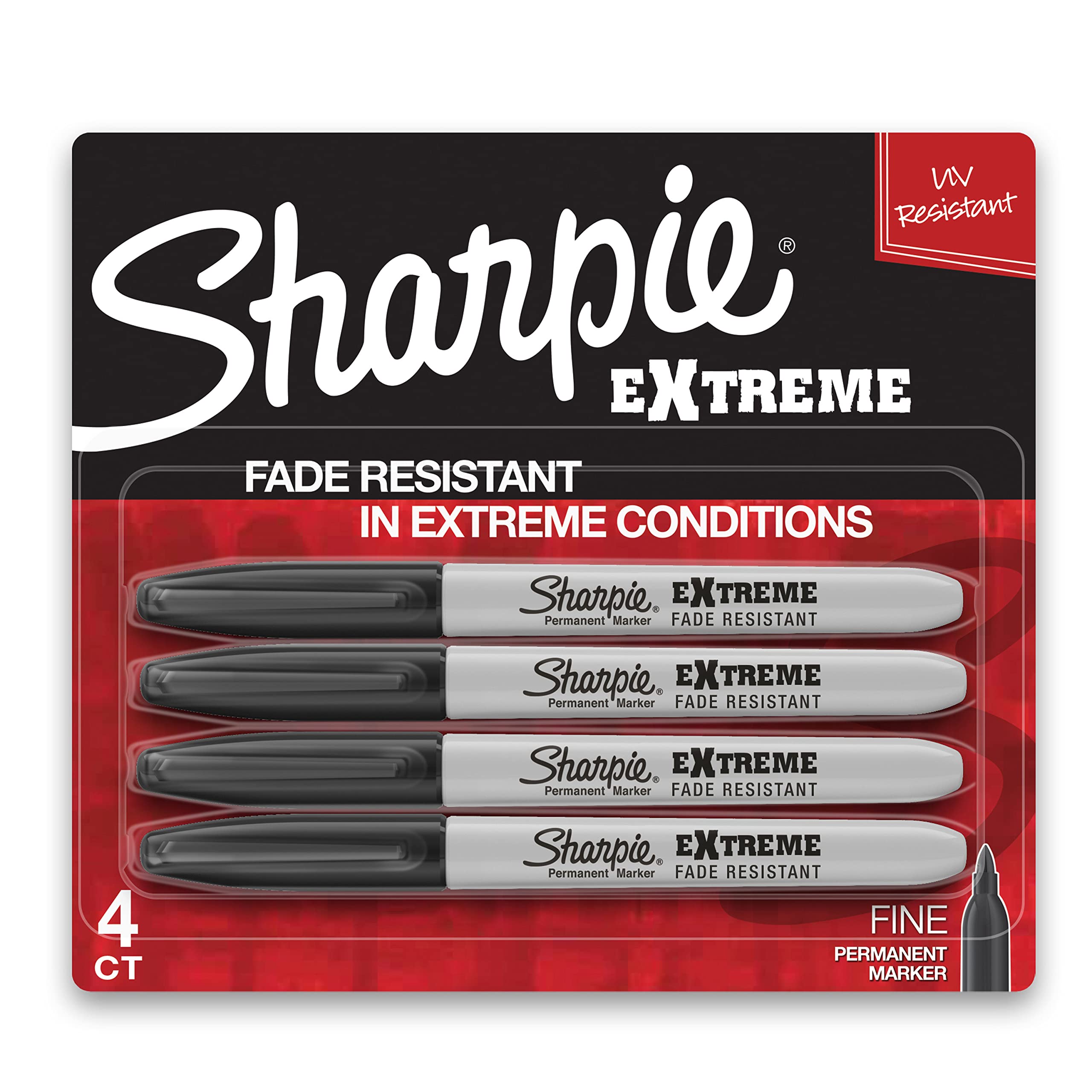 4 Count Sharpie Extreme Permanent Markers