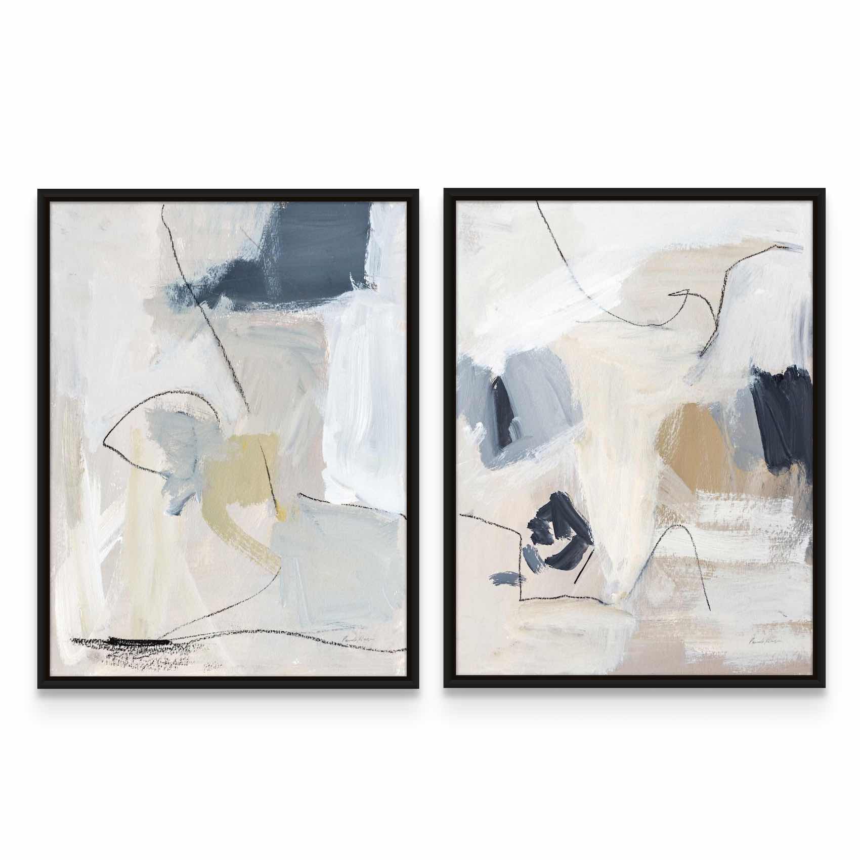 Neutral Abstract I & II