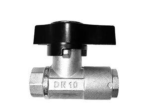 BALL VALVE DN10 3/8" NICKEL - JR CHEMICAL SALES