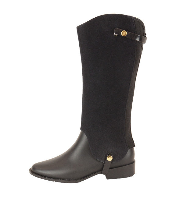 Melissa Shoes: Riding Special- Knee-High Vegan Black Riding Boot ...