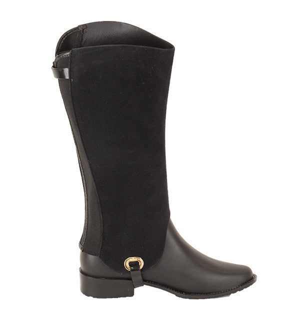 Melissa Shoes: Riding Special- Knee-High Vegan Black Riding Boot ...