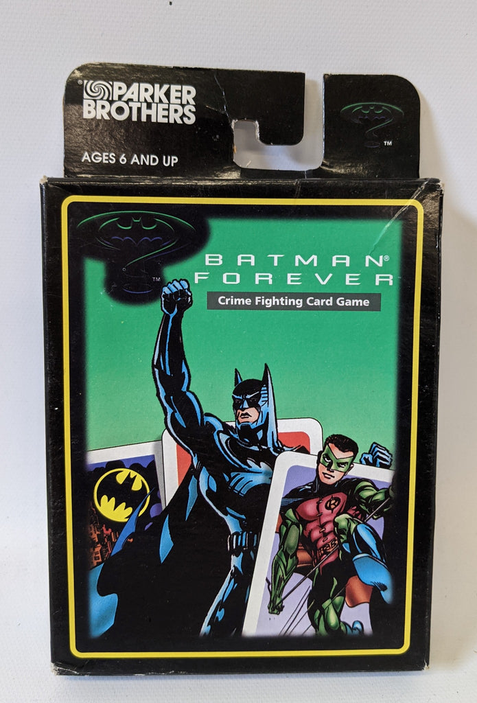 1995 Parker Brothers BATMAN FOREVER Crime Fighting Card Game & Battle –  Continental Hobby House