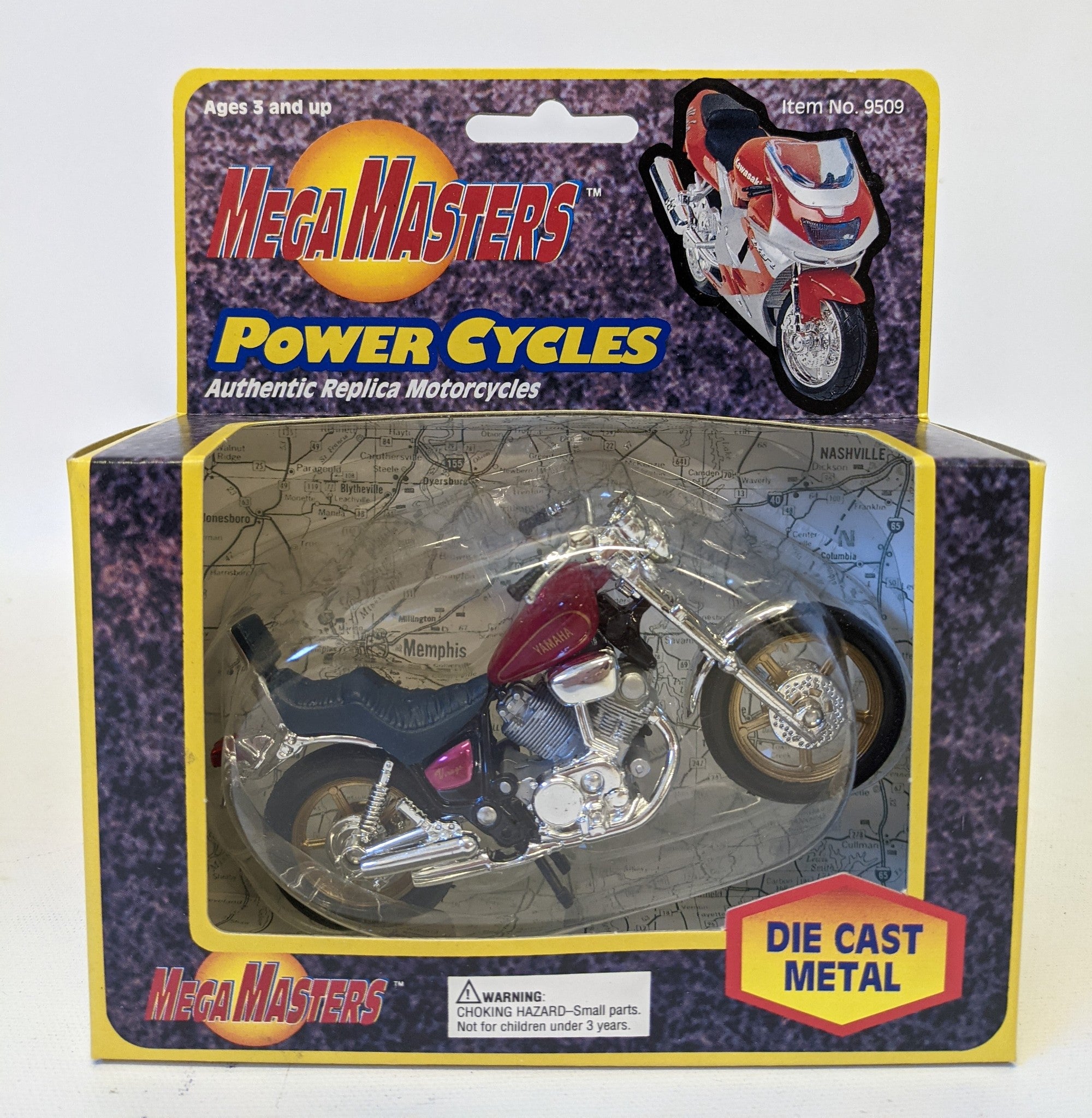 Maisto 'Mega Masters Power Cycles' 1:18 YAMAHA XV1000 VIRAGO Motorcycl –  Continental Hobby House
