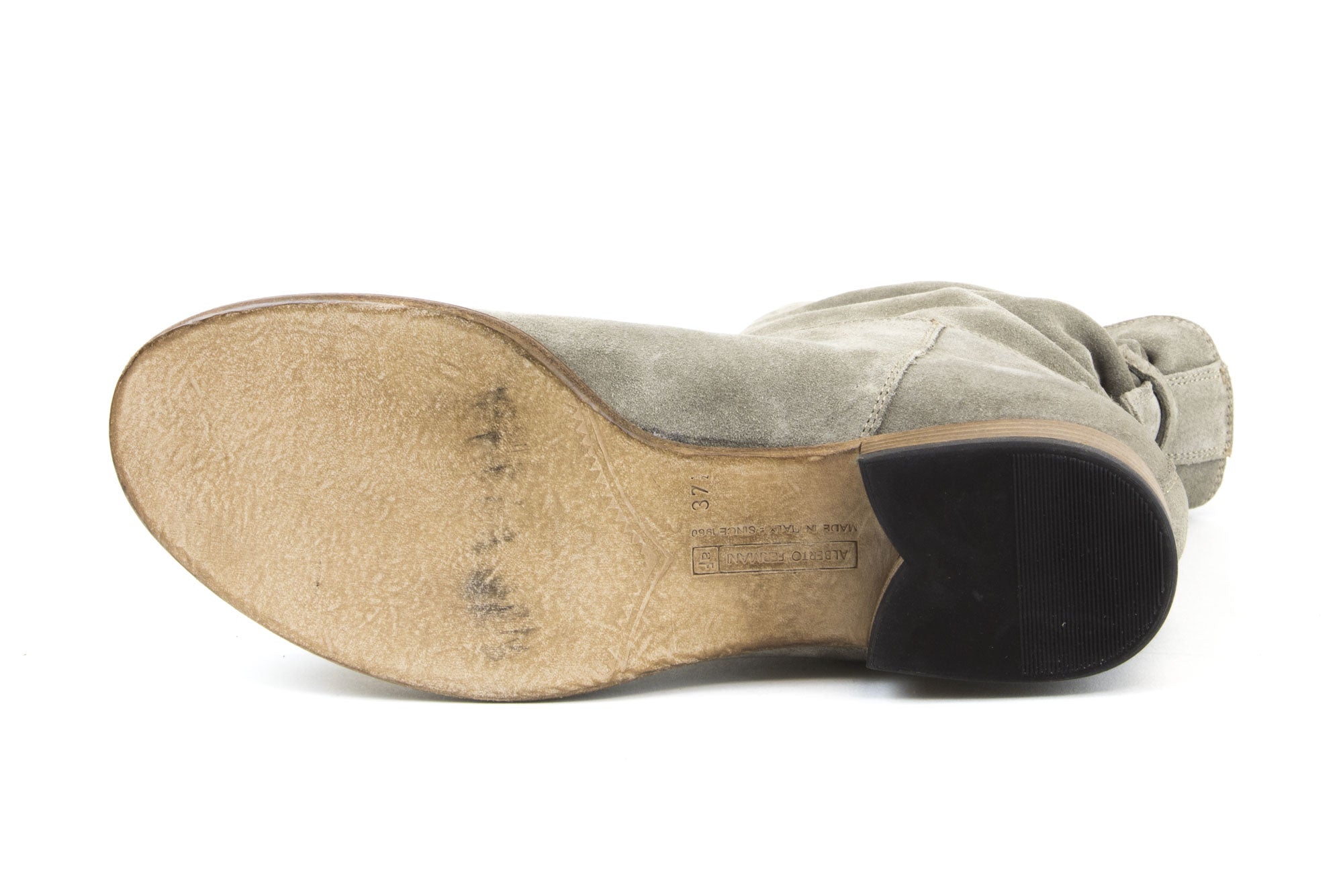 ALBERTO FERMANI Women's Sandy Suede Umbria Ankle Boots Floor Model – Walk Into Fashion
