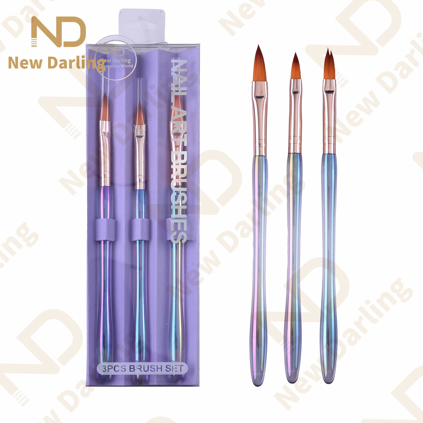 Acrylic Nail Art Brush, Art Design Dotting Painting Pen Set Nail