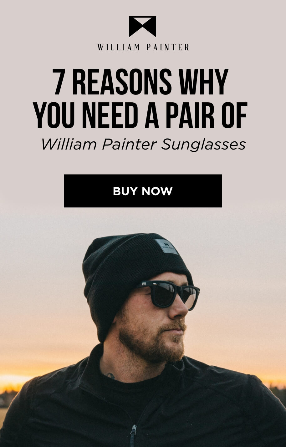 William Painter Constellation Aviator Sunglasses