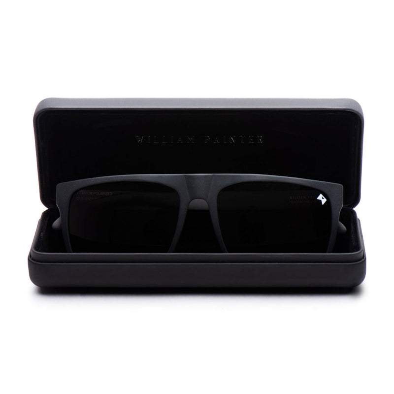 Titanium Sunglasses box frame style by William Painter