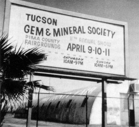 Historic tucson gem show sign