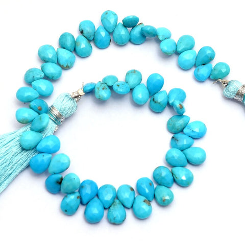 sleeping beauty turquoise briolettes