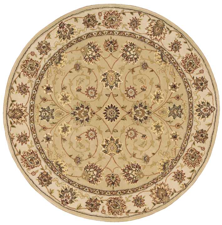 Nourison Nourison 2000 4' x Round Camel Traditional Indoor Rug