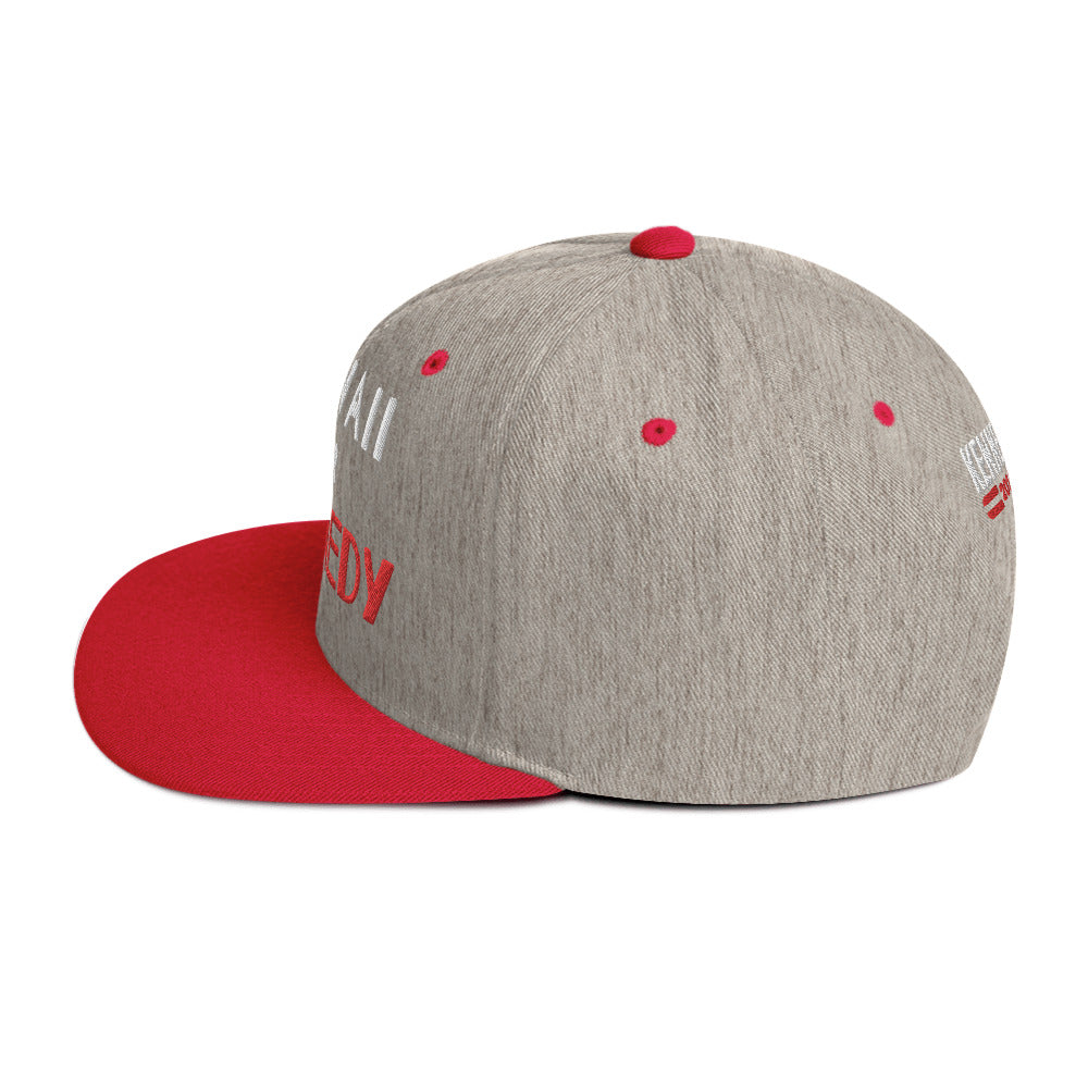classic snapback heather grey red left side 666b4c1d60a3c