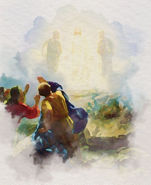 luminous rosary mystery, the transfiguration.