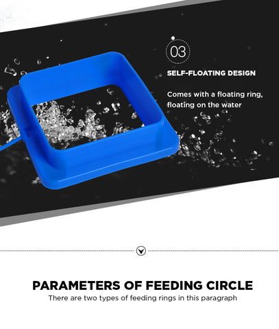 YEE Floating Feed, Rotatable Feeding Ring With Suction Cup, Aquarium Accessories _ Feature