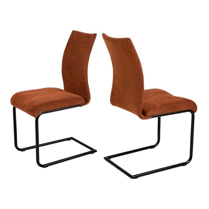 10: Clipper spisebordsstol i Rustfarvet Stof, Canett