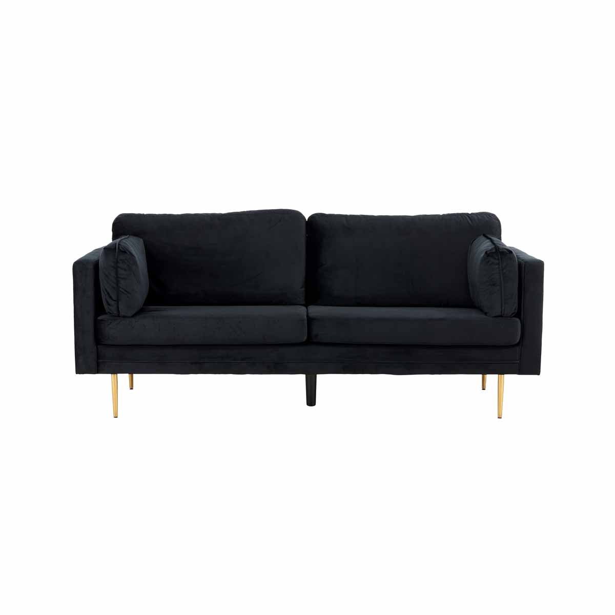 Boom Sofa Sort Velour, norliving