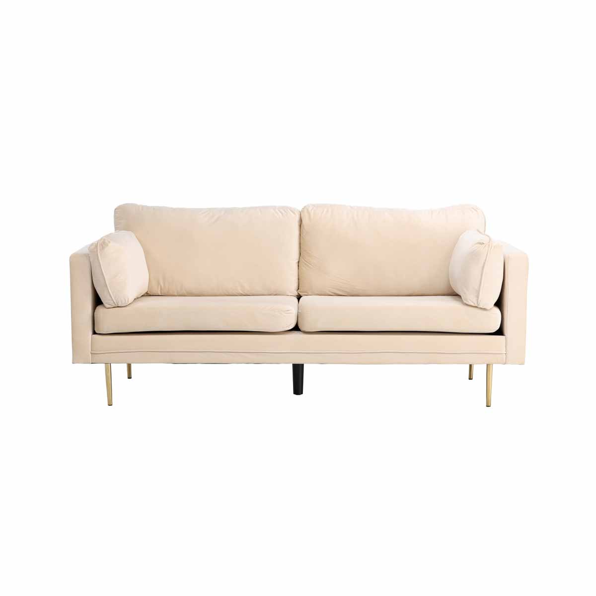 Boom Sofa Beige Velour, Venture Design