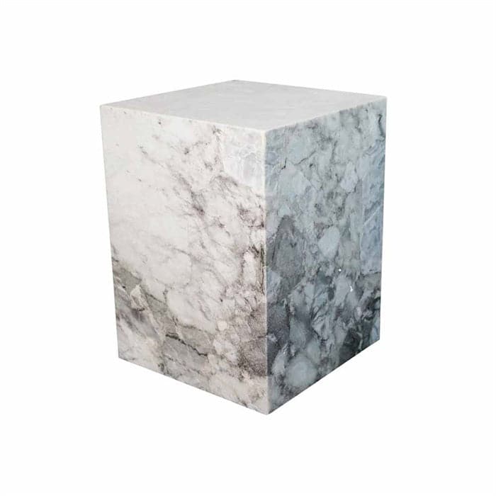 Billede af Phantom Cube Marmor Sidebord -Coast, EGET LAGER - Specktrum