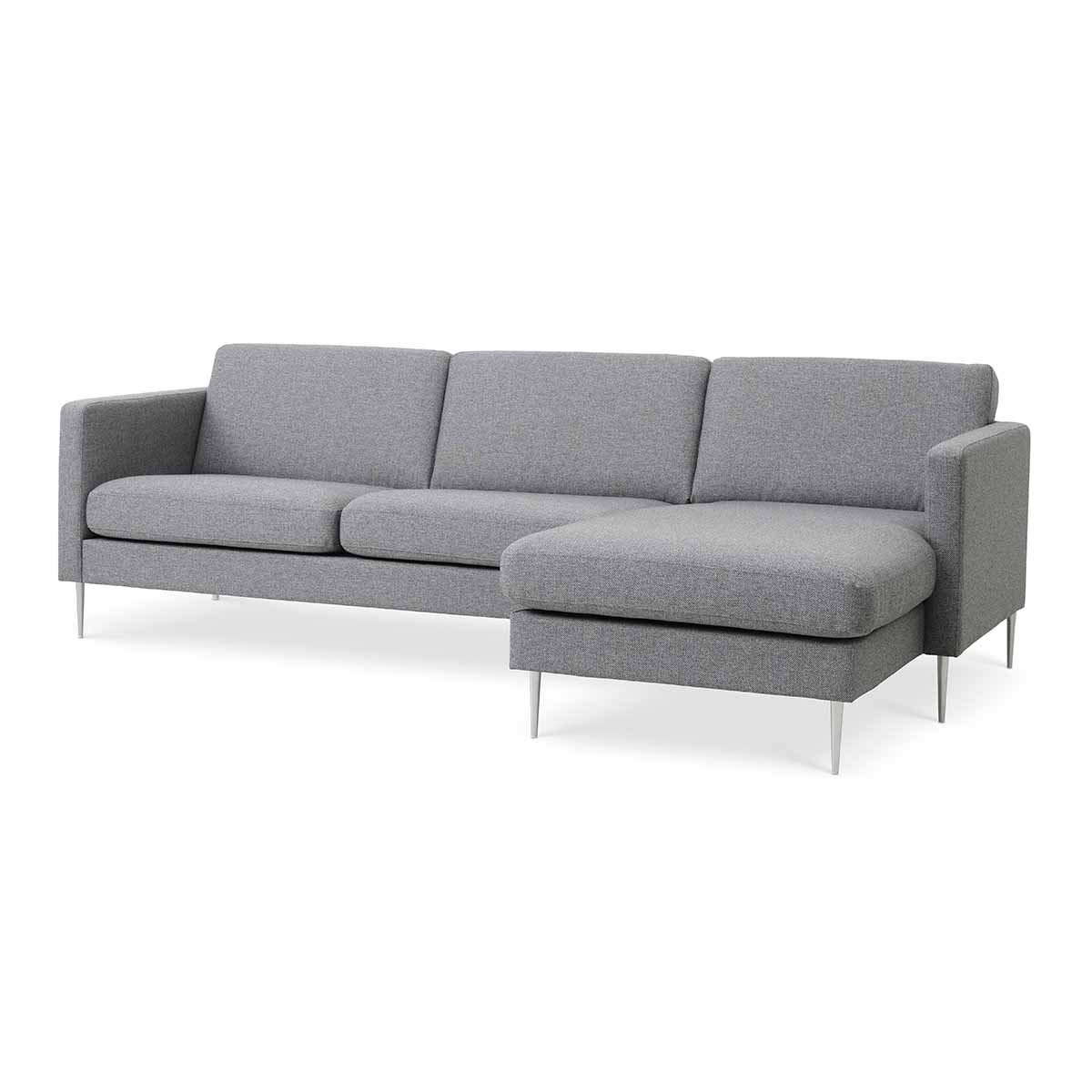 Aske Sofa med Chaiselong Granit (vendbar), norliving