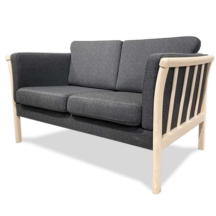 Denver 2-personers Sofa -Grå Stof, EGET LAGER – Svane design