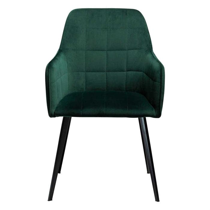 Billede af Embrace Spisebordsstol Emerald Grøn Velour, Dan-Form