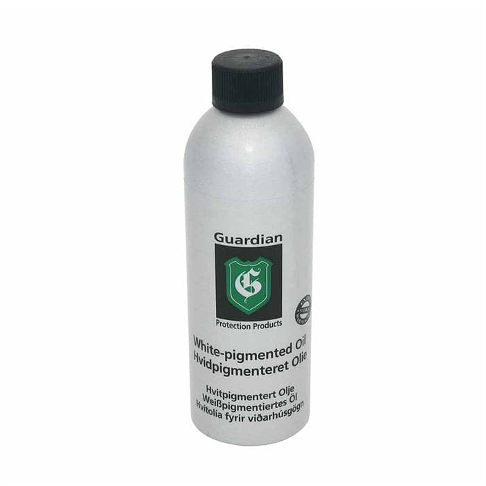 4: Oliepleje med hvid pigment 400 ml., Eget lager - Guardian