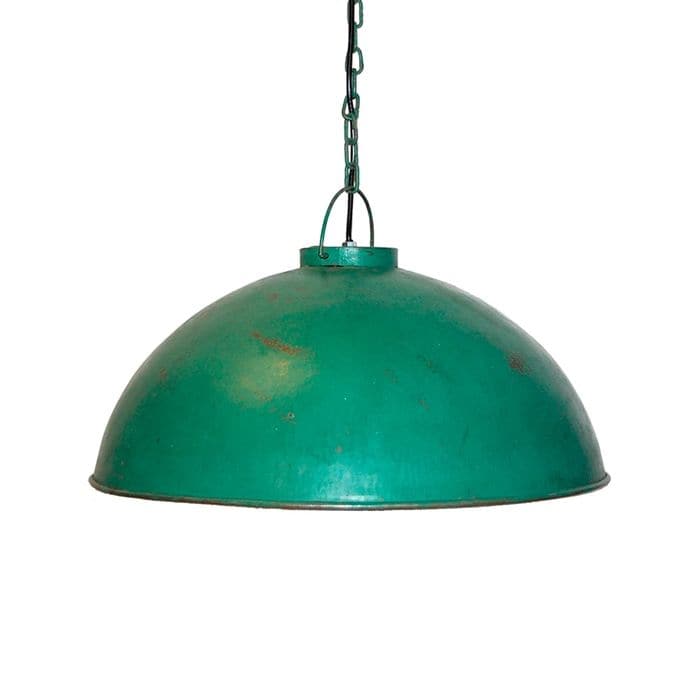 Loftpendel i fabriksstil - grøn Ø52 cm, Trademark Living