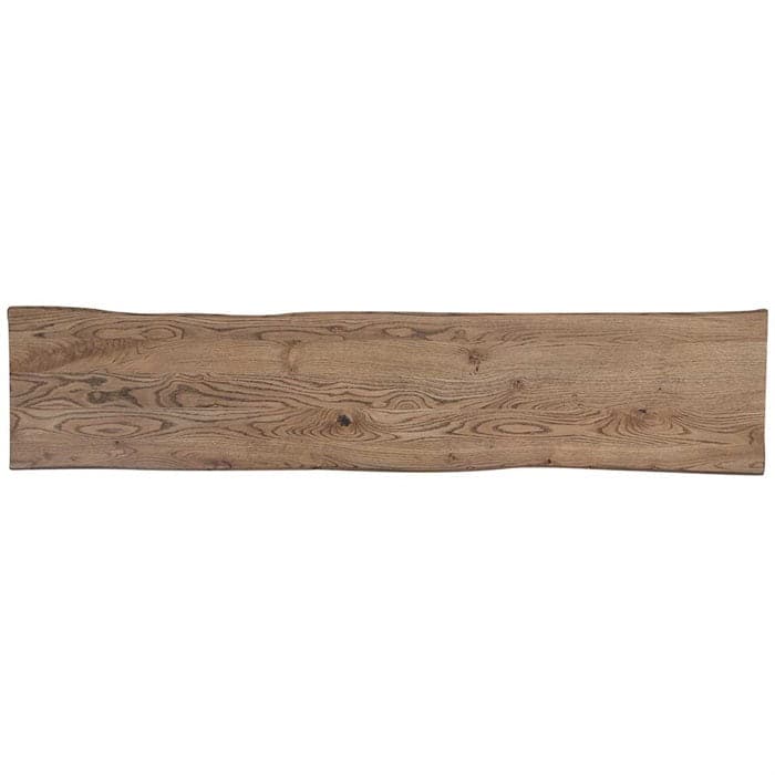 Sengegavl i Massiv Smoked Olieret Eg - 40x180 cm., EGET LAGER - NORLIVING