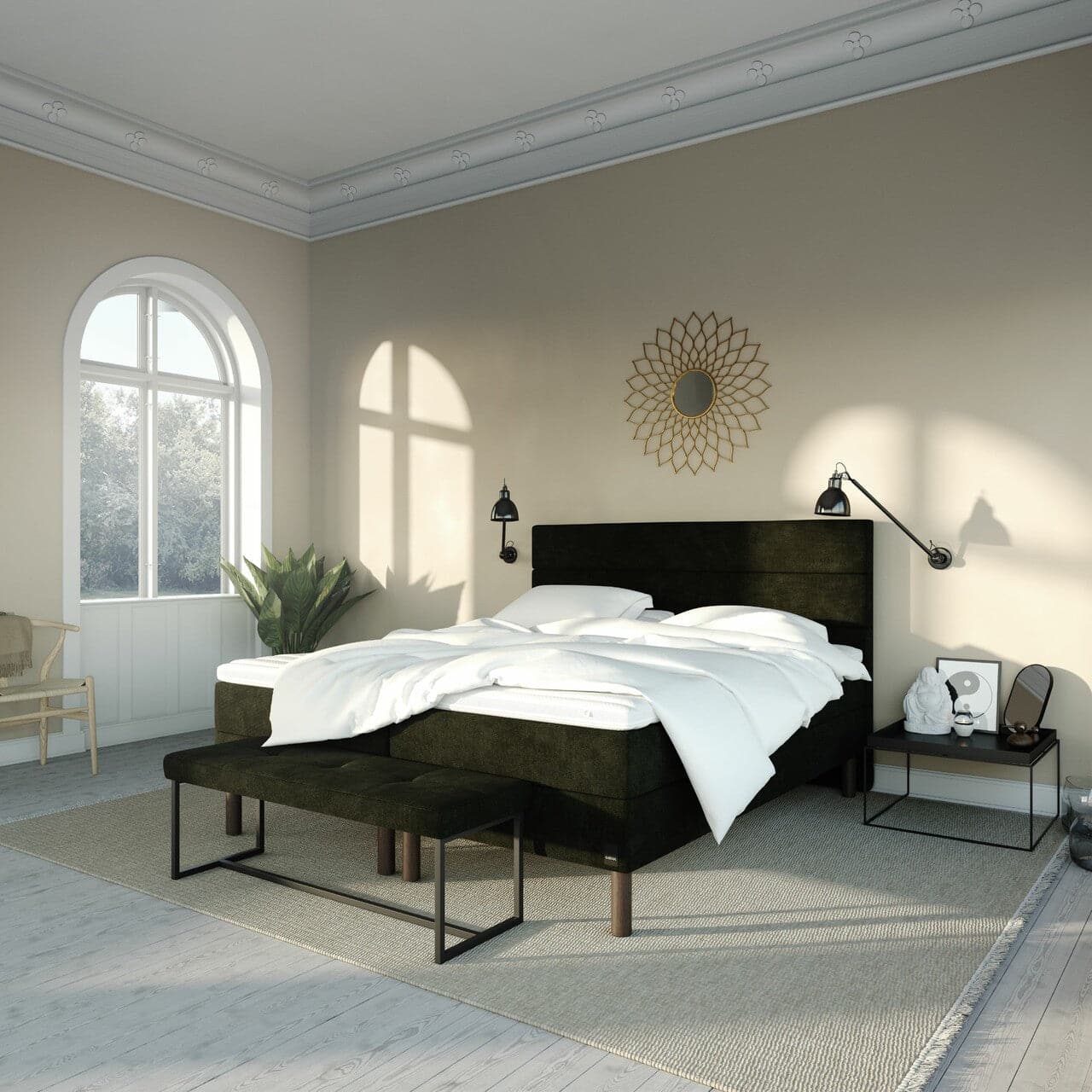 Billede af Imperia LUX EF Boxelevation - Velour Grøn, Karma Beds