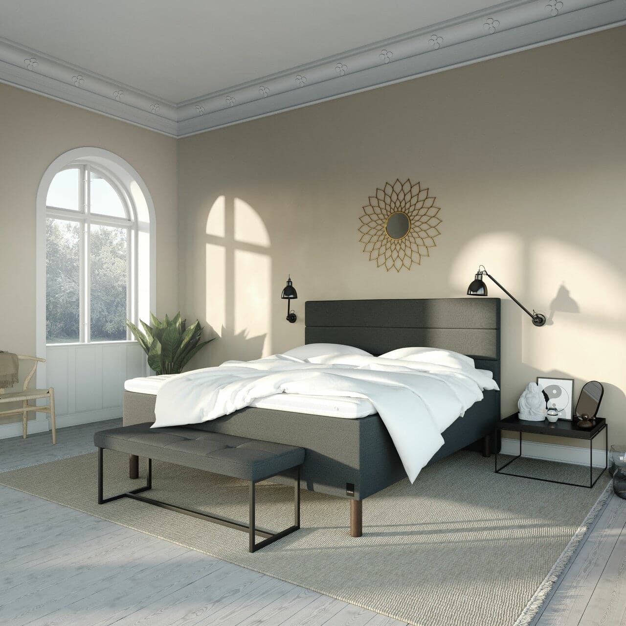 Billede af Imperia LUX Boxmadras - Baltimore Antracit, Karma Beds