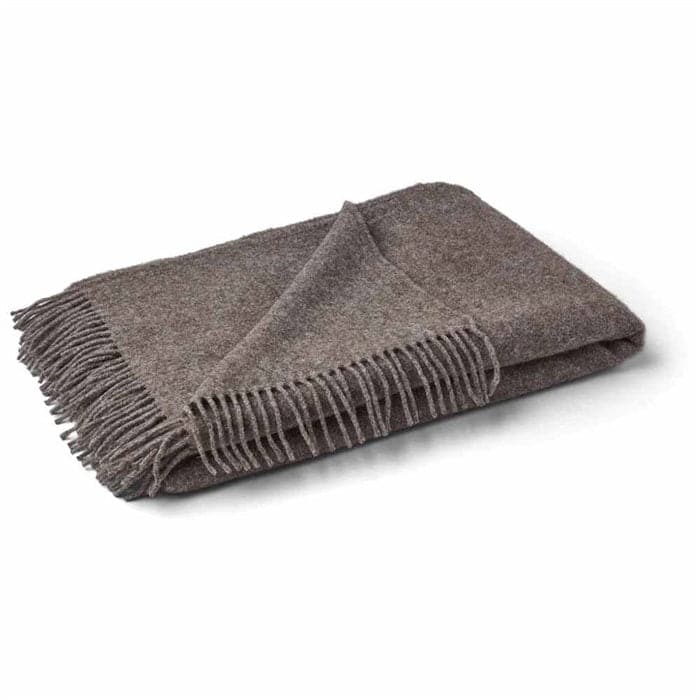 Billede af Julia Uldplaid Dark Grey, norliving