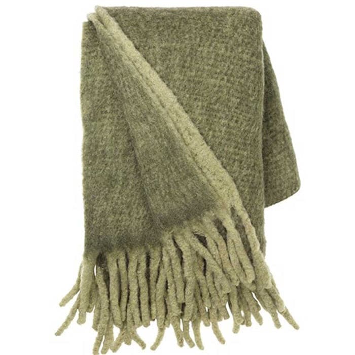 Billede af Mathea Throw - Olive, Cozy Living Copenhagen