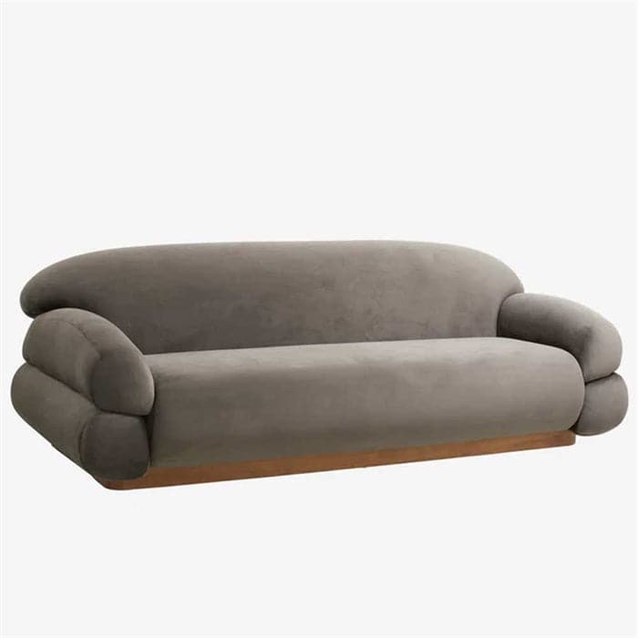 Billede af Sof Sofa - Grå Velour, Nordal