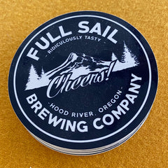 Logo sticker from Full Sail Brewing Co