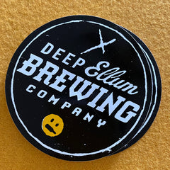 Deep Ellum Brewing Co round logo sticker