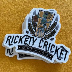 Rickety Cricket Brewing Co logo sticker