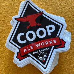 Coop Ale Works logo sticker