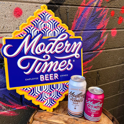 Modern Times Beer Custom Tin Tacker