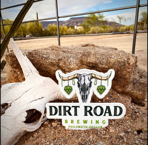 Dirt Road Brewing Co Tin Tacker Metal Beer Sign