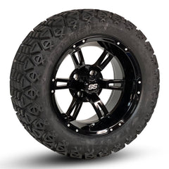 14" golf cart wheels with 23x10-14 tires