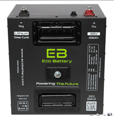 Eco Battery 48V 105Ah with thru-hole for mounting