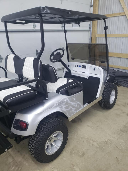 Replacement LED tail light installation on EZGO TXT.