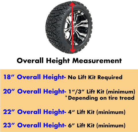 Club Car Tire Sizes 